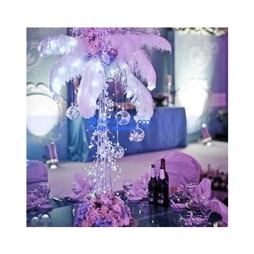 Wedding decoration crystal ornaments diy string wedding scene decorative string drop shape acrylic flat