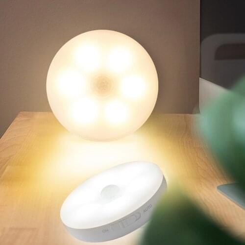 Motion sensor led light bedroom decoration night light smart bedside cabinet wardrobe light household night light