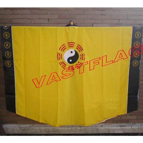 Unisex Taoism cassock classics garments uniforms clothing gown martial artsrobe tai chigown Taoist costumes yellow