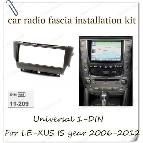 CD universal machine retrofit panel 1-DIN for LE-XUS IS year 2006-2012 CD modified surface box ABS Plastic