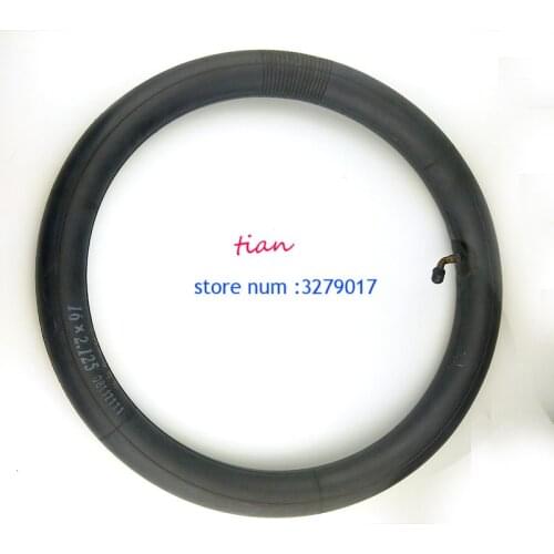 16 x 3.0 Inner Tube fits gas electric scooters and e-Bike Electric tricycle with a Bent Angle Valve Stem