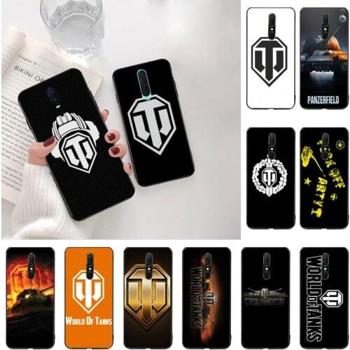 YJZFDYRM World Of Tanks logo Custom Soft Phone Case For Oppo A5 A9 2020 A5S Reno2 z Renoace 3pro Realme5Pro