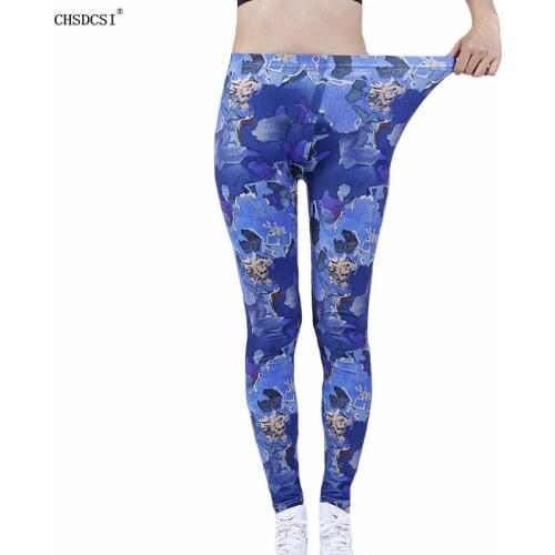 CHSDCSI Women Printing Push Up Leggings Workout Out Fitness Sports Running Athletic Pants Skinny Legins Tight Trouser Pencil