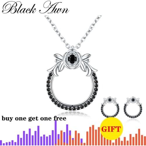 Trendy 925 Sterling Silver Jewelry Necklace for Women Flower Necklaces Pendants Female Bijoux Girls Gift K026