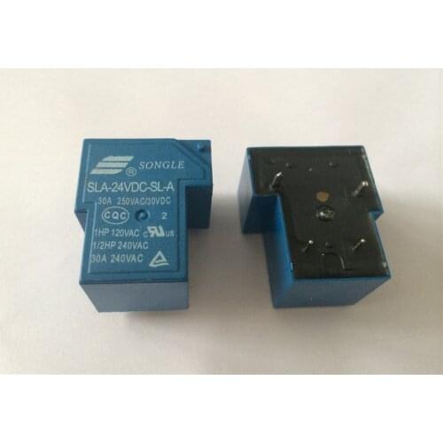 1PCS SONGLE Power Relay SLA-24VDC-SL-A 4 Pin 24V DC coil PCB type electromagnet