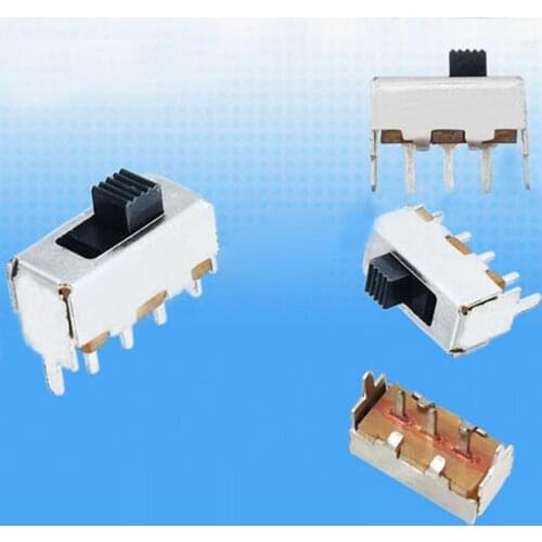 10pcs SS-12F44 slide switch 5 pins switches 2 positions mounting electronic button mini on-off key wholesale price