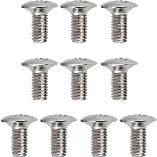 10 Pcs Guitar Switch Mounting Screws Tuners Gear Screws for ST Guitar Replacement Parts Silver