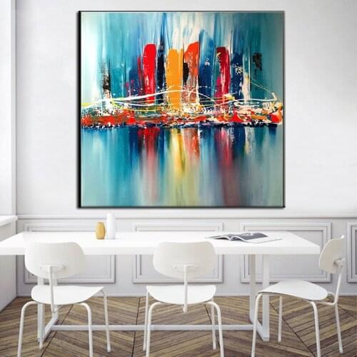 100% Hand-Painted Oil Paintings Fashion Wall Art Modern Large Size Without Frame American Living Room Sofa Wall Pictures Mural