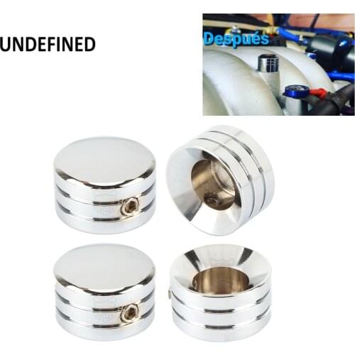 4pcs Motorcycle Head Bolts Caps Covers Spark Plug Engine Cover Toppers Screw for Harley Sportster XL Twin Cam 1340 Evo Models