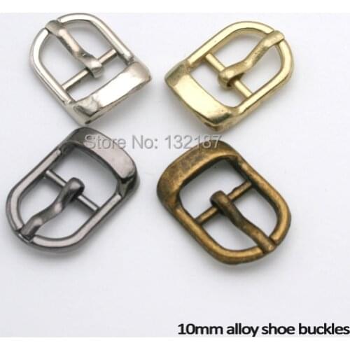 60pcs multiple color alloy small metal 10mm shoe buckle watch buckle pin belt buckle bags buckle free shipping BK-005