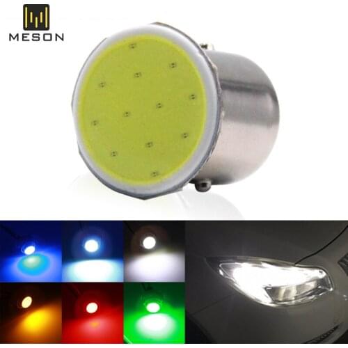 10Pcs Car led 1156 ba15s p21w 1157 BAY15D COB DC12v bulb Trailer Truck car styling Light parking Auto led Car lamp