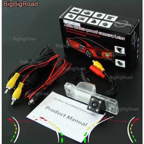 BigBigRoad Car Intelligent Dynamic Track Rear View Camera Night Vision Backup Reversing Camera For Opel Antara 2011 2012 2013