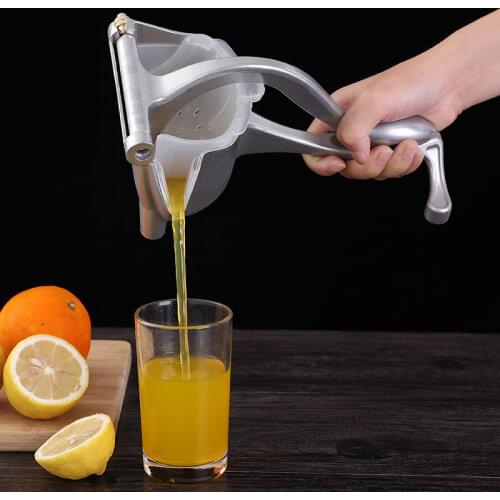 Silver Metal Manual Juicer Fruit Squeezer Juice Squeezer Lemon Orange Juicer Press Household Multifunctional Juicer