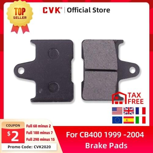 CVK High Quality Rear Brake Pads Disks Shoe FOR Honda X4 1300 1998-2001 VT750 10-12 CB400 VTEC400 VTEC 400 I II 1999-2004
