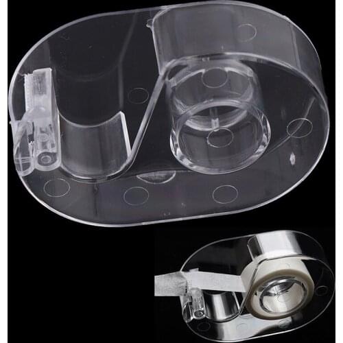 Adhesive Tape Holder Tape Cutter Dispenser Plastic Holder Grafting Eyelash Tape Cutter For Eyelashes Extension Makeup Tools