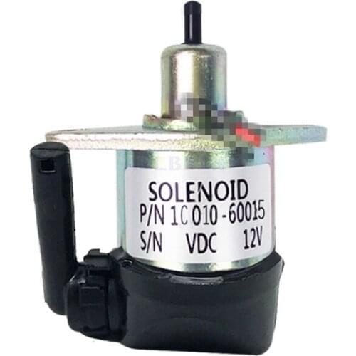 For KUBOTA 1C010-60015 engine stall switch solenoid valve flameout motor excavator accessories