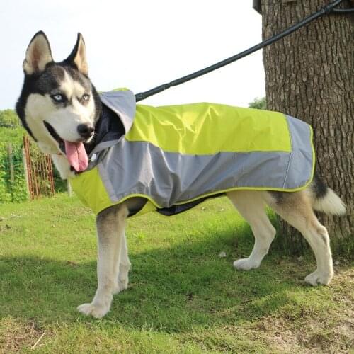 Double-Layer Big Dog Raincoat Cold-Proof Outdoor Dog Winter Jacket Cloak Pet Products Dog Raincoat Large Small Dog Clothes