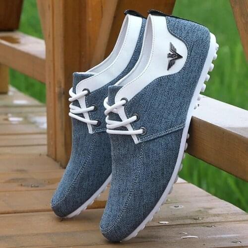 Breathable Linen Mens Driving Shoes Comfortable And High-Quality Canvas Casual Shoes Brand Moccasin Casual Sports Shoes