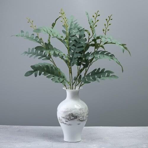 5 Branch Artificial Salvinia Natans Tree Plant for Home Garden Decoration