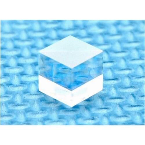 PBS Broadband Transparent Lens 450nm-660nm Polarizing Beam Splitter Cubes Lens 10X10mm