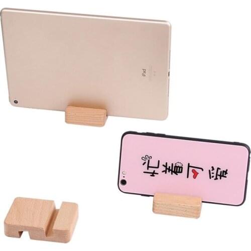 Wooden Mobile Phone Stand Phone Holder Stands For Mobile Phone Tablet Stand Desk Phone Rack For Ipone Xiaomi Huawei Tablet