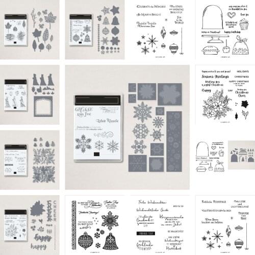 Handmade Christmas Flower Stars Leaves Metal Cutting Dies Stamps Scrapbook Diary Secoration Embossing Template Diy Handmade