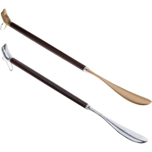 Metal Shoe Horn Dolphin Handled Shoehorn for Men Women Seniors and Pregnancy