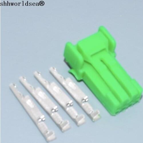 Shhworldsea 4 pin 6.3mm car crimp plug for Toyota Corolla fog lights switch plugs daytime lights switch connector IL-AG5-4S-S3C1