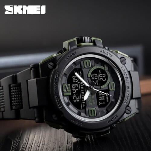 SKMEI Fashion Mens Sport Watches For Men Waterproof Digital Quartz Watch Waterproof Shock Electronic Clock Relogio Masculino