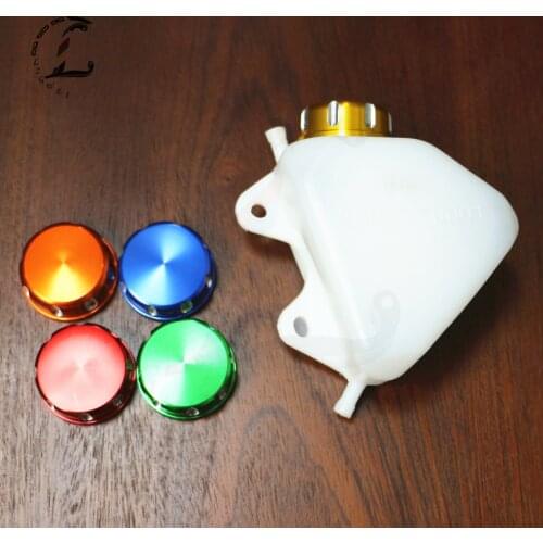 ABS Plastic Replacement Set Water Bottle Coolant Reservoir Tank Radiator Overflow for Kawasaki KLX250 1994-2007 KLX 250 94-07