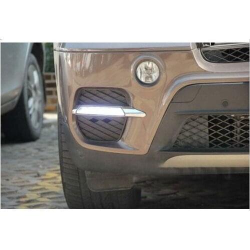 LED daytime running light DRL With Fog lamp cover for X5 E71 2011 2012 2013