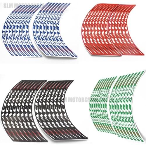 18" Wheel The flame Reflective Car Motorcycle Rim Sticker,motoycycle car wheel tire sticker Reflective rim tape For Suzuki