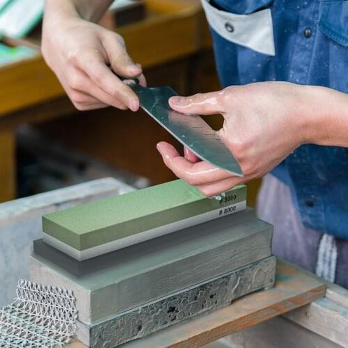 Knife Sharpener 3000/8000 Grit Sharpening Stone Professional Whetstone Wetstone Knife Stone Blade Sharpener Angle Grinder Holder