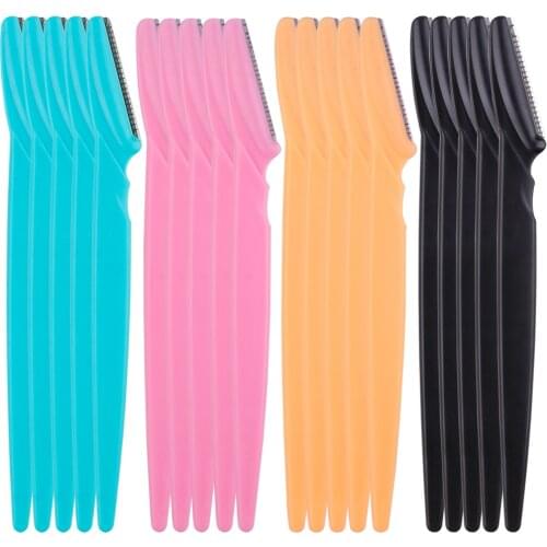 3/4/10Pcs Eyebrow Trimmer Blade Shaver Portable Face Razor Eye Brow Epilation Hair Removal Cutters Safety Razor Woman Makeup