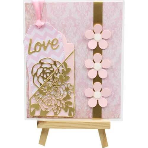 YPP CRAFT Folded Tags Metal Cutting Dies Stencils for DIY Scrapbooking/photo album Decorative Embossing DIY Paper Cards