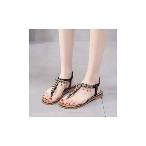 Women Sandals Flip Flops 2020 Summer Flat Shoes Woman Bohemian Sandals Ladies Vacation Beach Sandales Femme