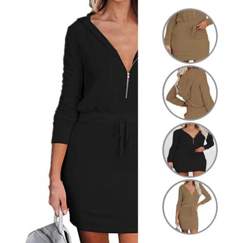 Good Workmanship Tight Waist Long Sleeve Dress Women Dress for Dating Sweet