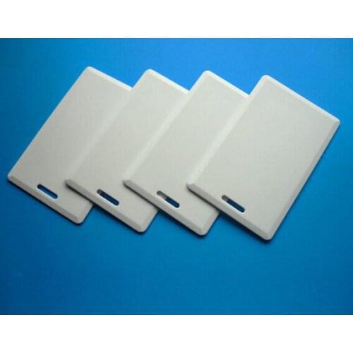 100 pcs/lot) 125Khz RFID Writable T5577 EM4305 Cards Clamshell Rewritable Proximity Thick Key Access Rewrite Card Copy Clone