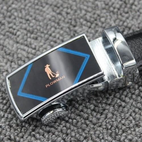 2.5CM plowman Automatic buckle Leather Belt