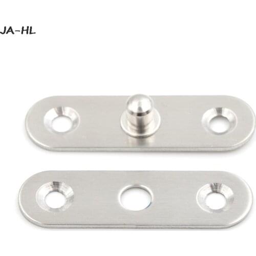 360 Degree Rotating Hinge Stainless Steel Door Pivot Up Down Shaft 75/95/100mm Furniture Hinges Drop Ship high quality
