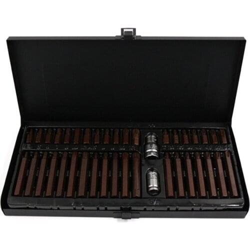 40 Pcs S2 Hexagon Torx Spline Screwdriver Bit Set Drill Bits Repairing Tool for Car Motorcycle