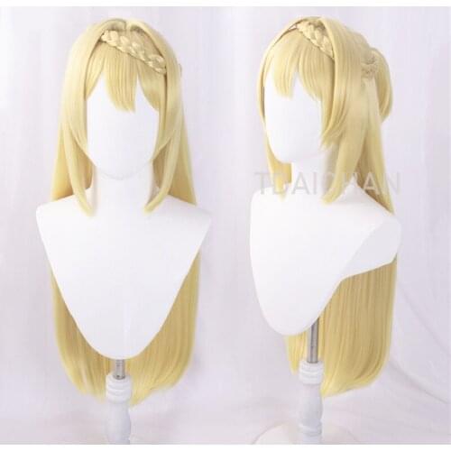 Azusa Aizawa Anime I've Been Killing Slimes for 300 Years and Maxed Out My Level Cosplay Long Heat Resistant Hair + Free Wig Cap