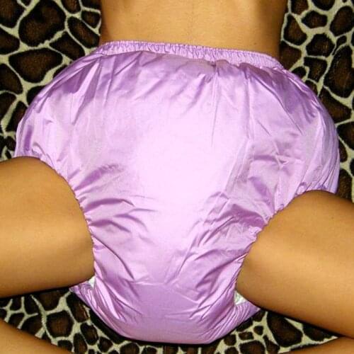 Free Shipping FUUBUU2034-PURPLE-S Adult Diaper/ incontinence pants/Adult baby abd l
