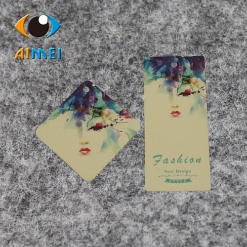 Free Design & Free Shipping 500Pcs/Lot Customized Paper Hang Tag/Clothing Swing Tag/Labels/Garment/Bag Printed Tagsgt034