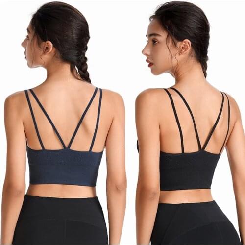 Quick-drying Large Size Push Up New Style Sports Bra No Steel Ring Fitness Bra Top Shockproof Running Sujetador Deportivo