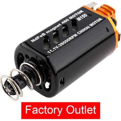 Chihai motor CHF-480WA-8513G 14TPA CNC M150 High Speed AEG Motor Short Axis 39000RPM Airsoft Motor