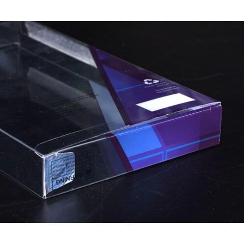 Custom Plastic Box Packaging,small folding transparent clear pvc pet plastic gift packaging box ---PX20327