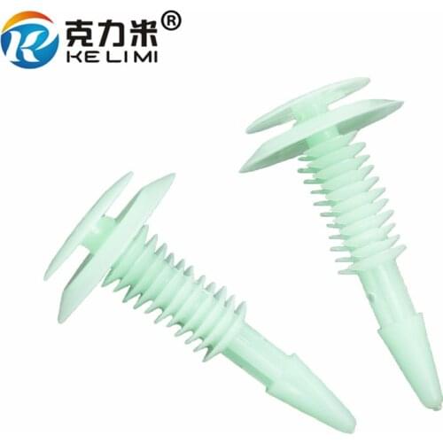 KELIMI Green Plastic Rivet ForGM Buick Chevrolet Auto Truck Push in Door Trim Panel Retainer Clip Snaps Fasteners