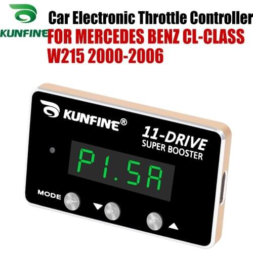KUNFINE Car Electronic Throttle Controller Racing Accelerator Potent Booster For MERCEDES BENZ CL-CLASS W215 2000-06 Tuning Part