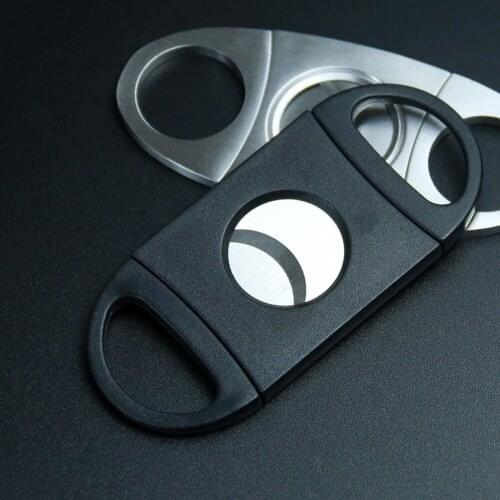 Mini Modern Minimalist Stainless Steel Cigar Knife Sharp Cuban Shear/knife Opener Cigar Knife Bilateral Stretch Shear Cigar Ware